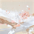 "Serendipity" GICLEE PRINT Abstract Painting, Blush Pink, Neutral, Flowers