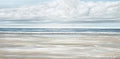 "Serene Seaside" GICLÉE PRINT, Modern Coastal Abstract Ocean Seascape Painting