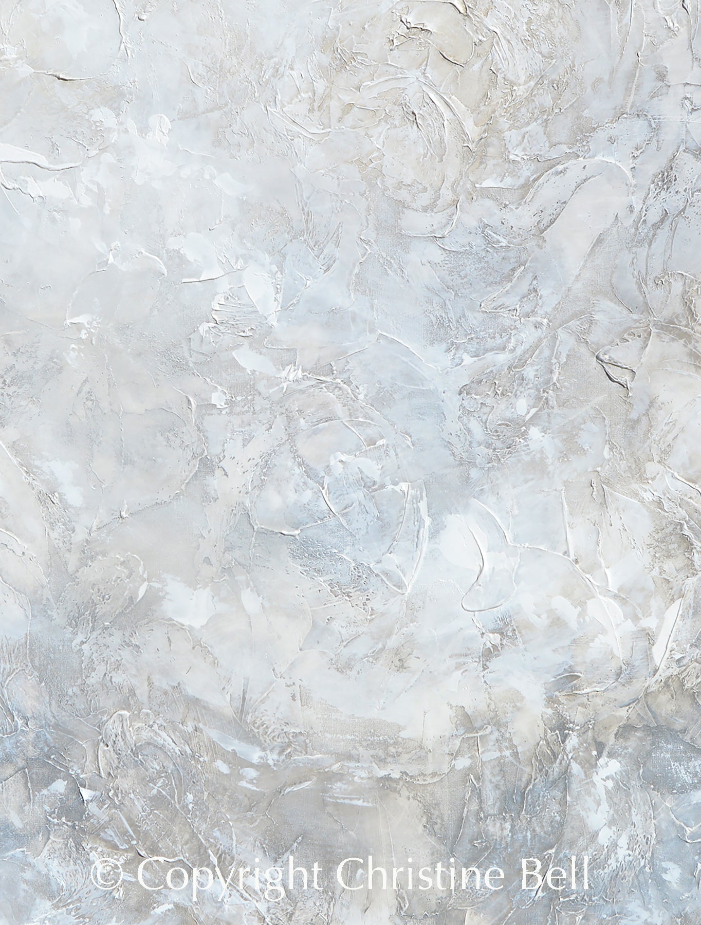 "Silhouette" GICLEE PRINT Coastal Abstract Painting, Neutral, Grey, White, Taupe, Cream, Stone