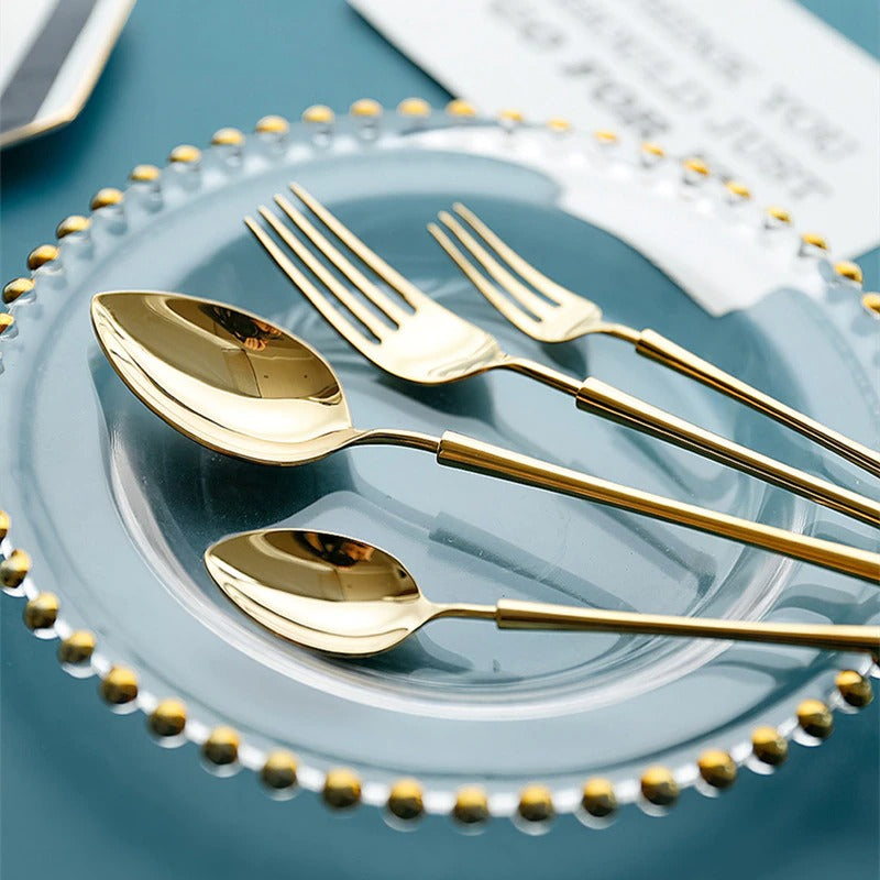 Ottoman Luxury Gold Cutlery Set | 3CARATS