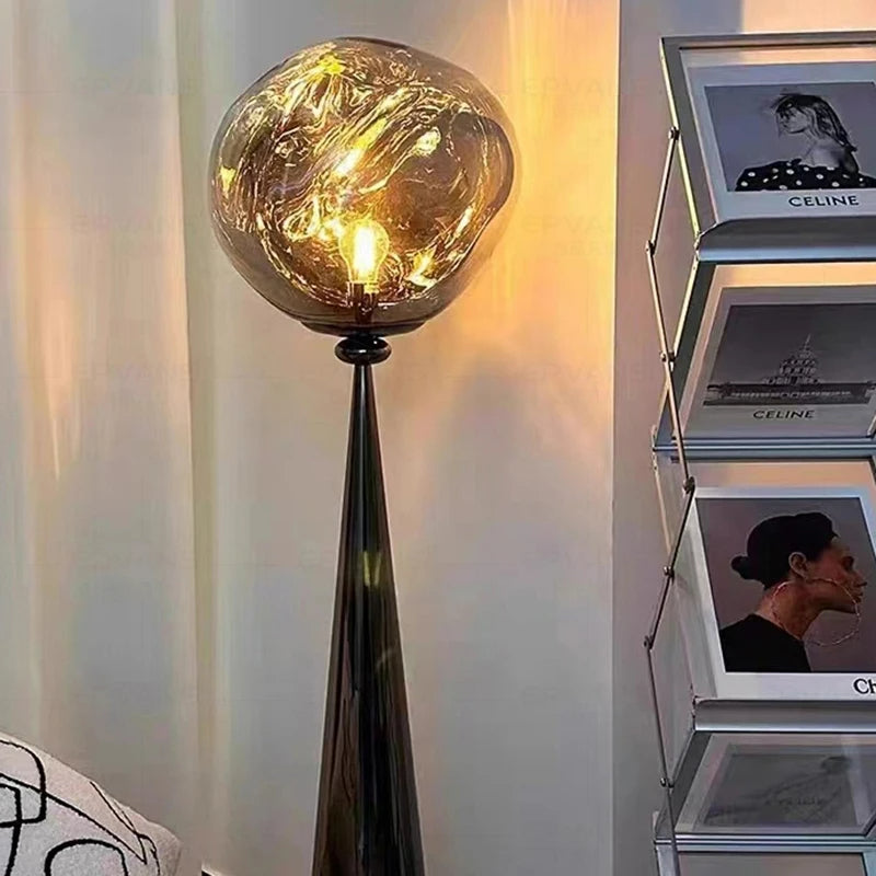 Postmodern Italian Luxury Finish Lava Floor Lamp | 3CARATS