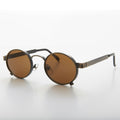Round Steampunk Vintage Thick Rim Sunglass - Rankin