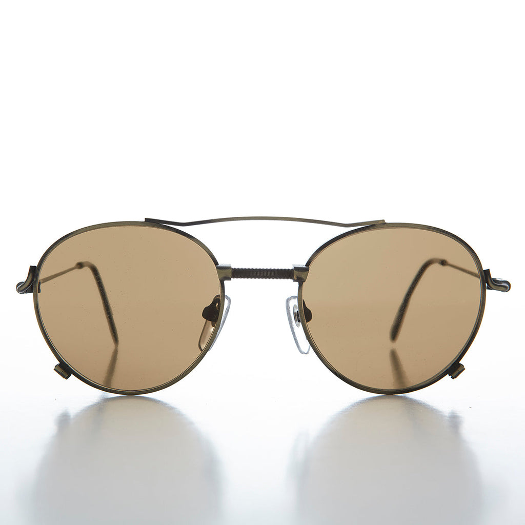 Round Aviator with Industrial Accents - Ray