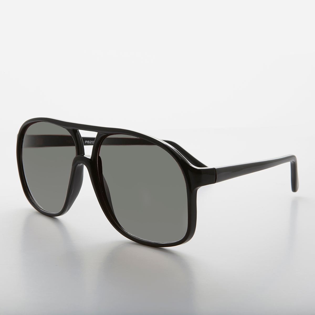 Oversized Square Polarized Lens Pilot Vintage Sunglasses - Razor