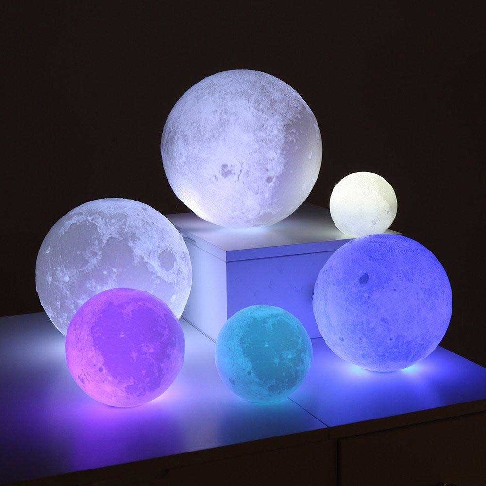 RGB Moon Lamp with Remote&Touch Control | 3CARATS