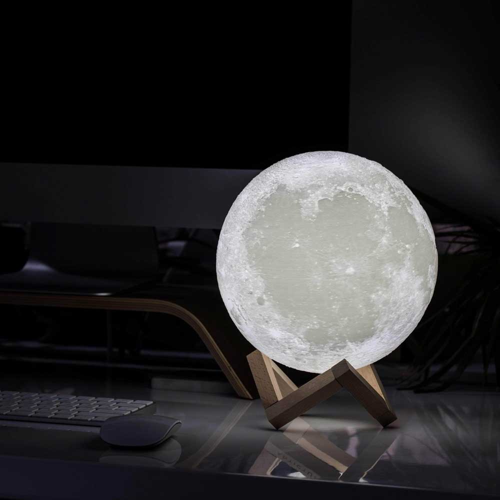 RGB Moon Lamp with Remote&Touch Control | 3CARATS