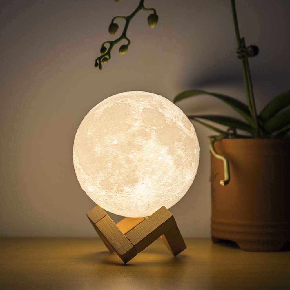 RGB Moon Lamp with Remote&Touch Control | 3CARATS