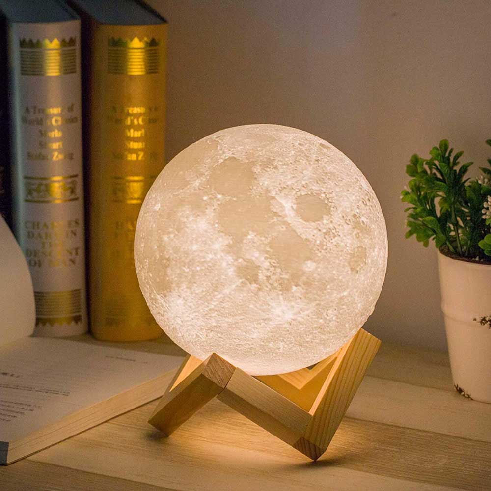 RGB Moon Lamp with Remote&Touch Control | 3CARATS