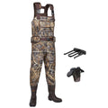 HISEA Hunting Waders Neoprene Chest Waders for Men with 800G Insulated Boots Waterproof Neoprene Bootfoot Waders