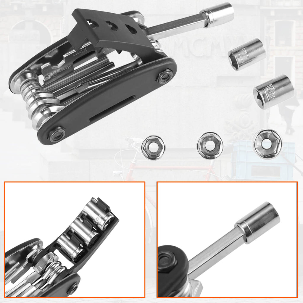 16 In 1 Multi-Function Bike Tool Kit