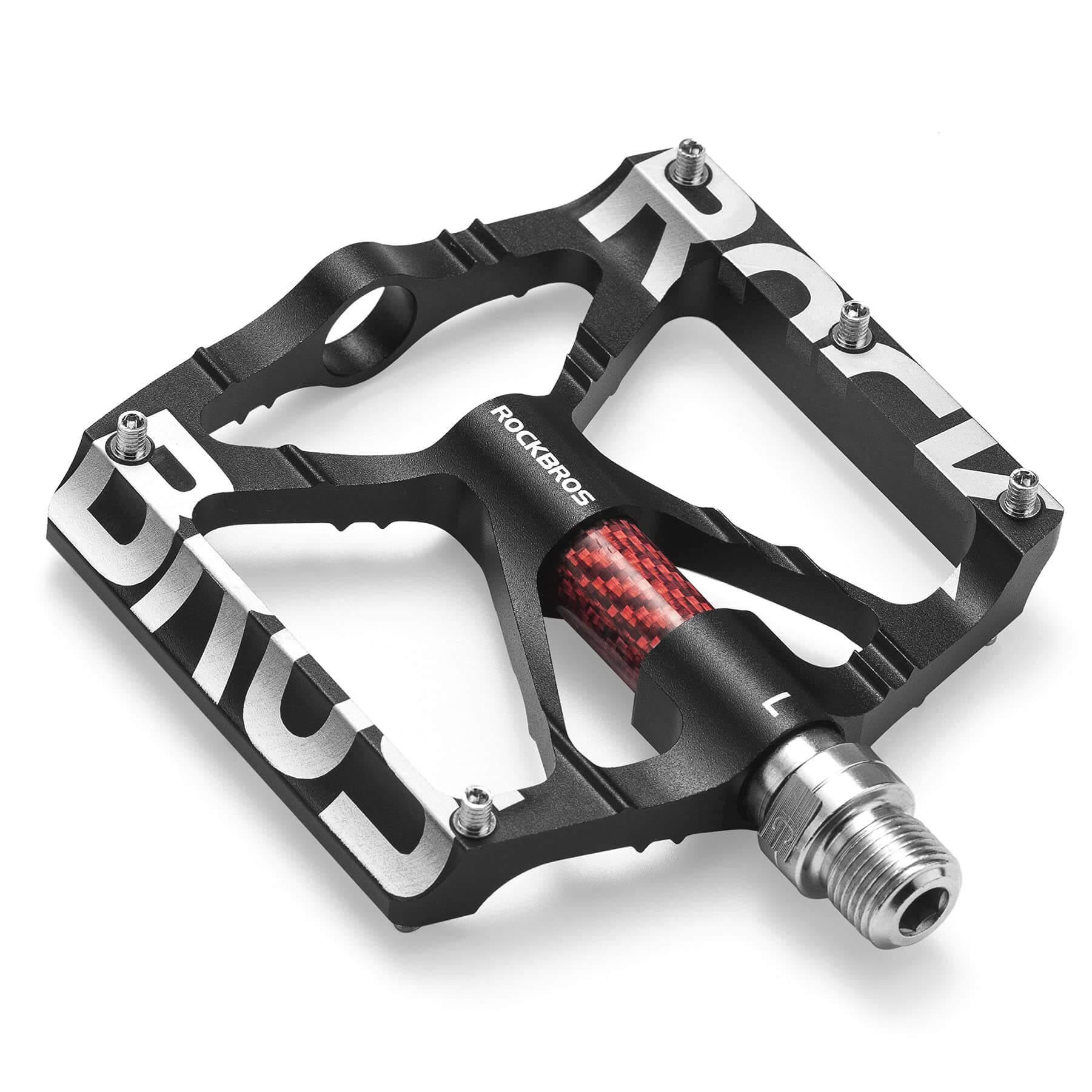 ROCKBROS Aluminum Bike Pedals Non-Slip 9/16 Platform MTB Pedals