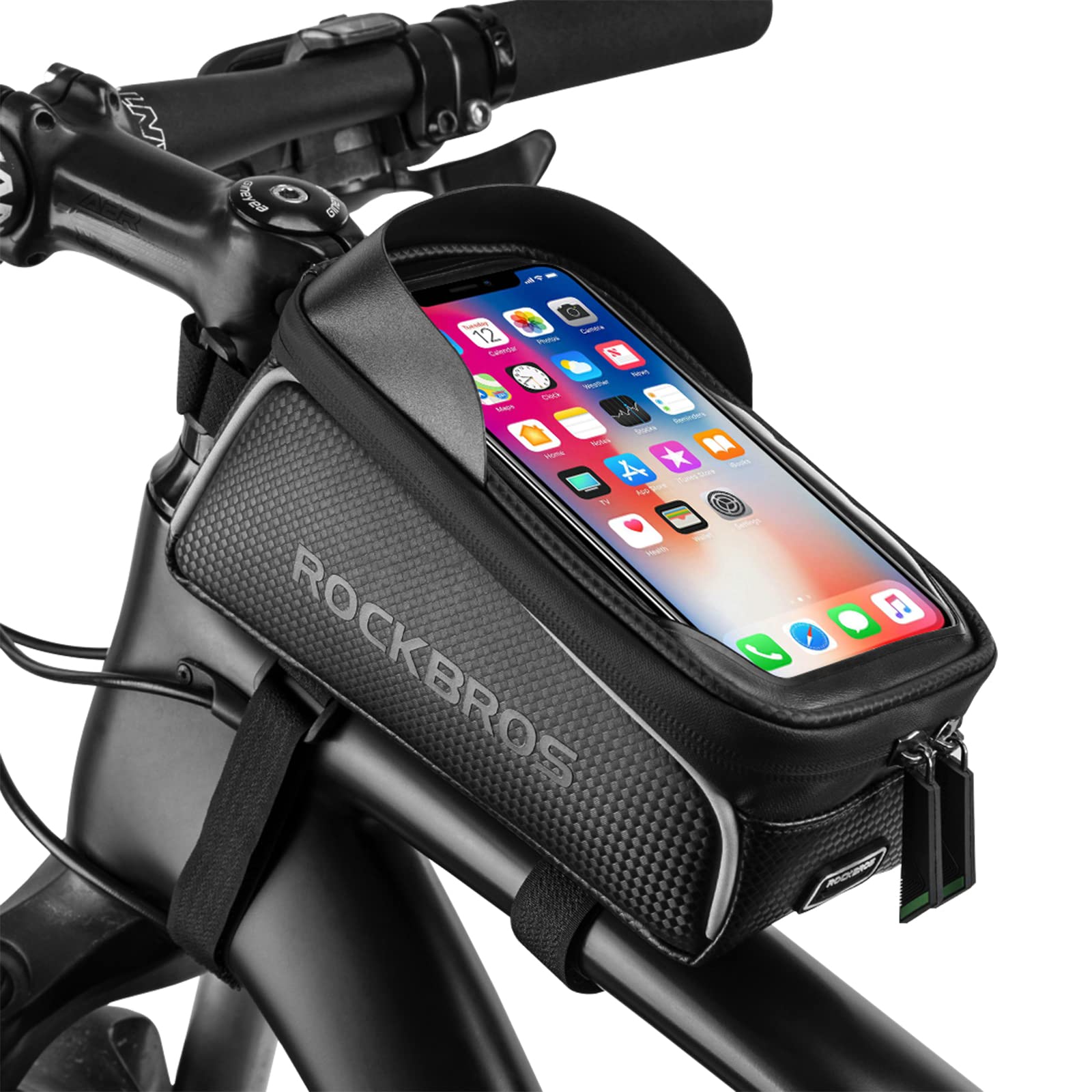 ROCKBROS Bike Phone Front Frame Bag Waterproof