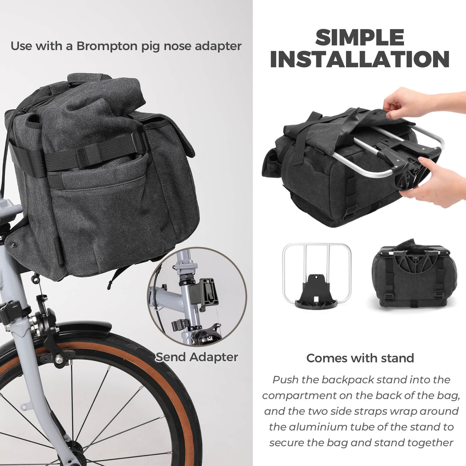 Brompton Folding Bike Handlebar Bag - 11.5L