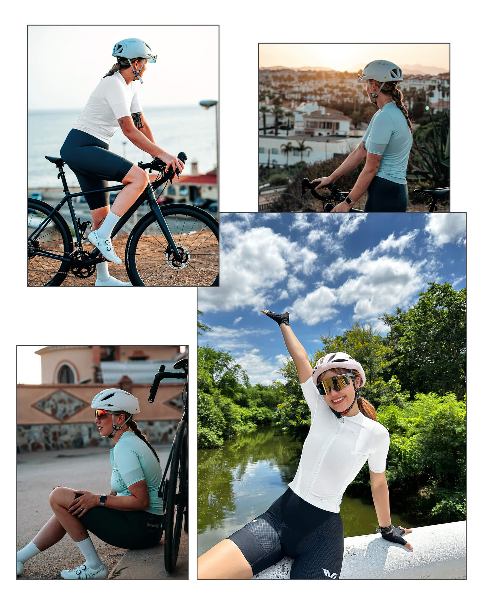 Women's TVI Solid Color Short-Sleeve Cycling Jersey