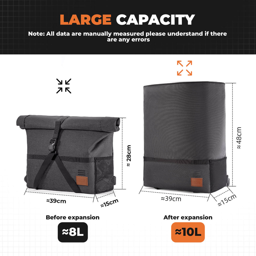 Brompton Folding Bike Handlebar Bag & Shoulder Bag  - 8L