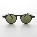 Small Round Dapper Pantos Vintage Sunglass  - Rodgers