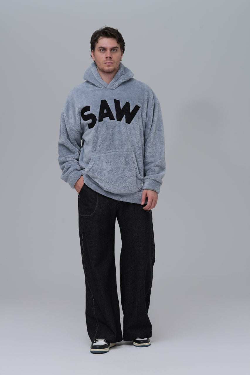 "SAW" Teddy Fleece Hoodie