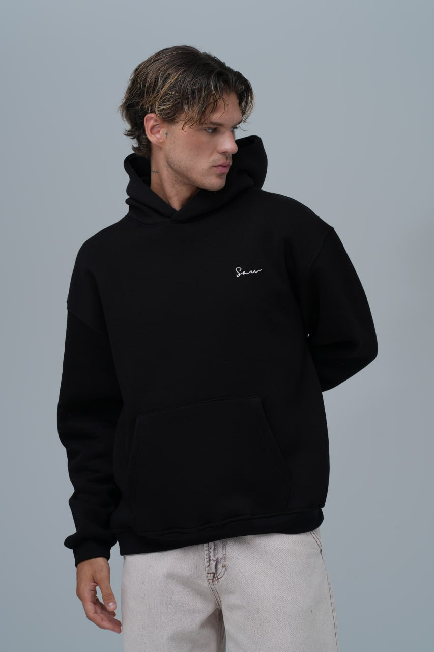 "Saw" Tapestry Appliqué Hoodie