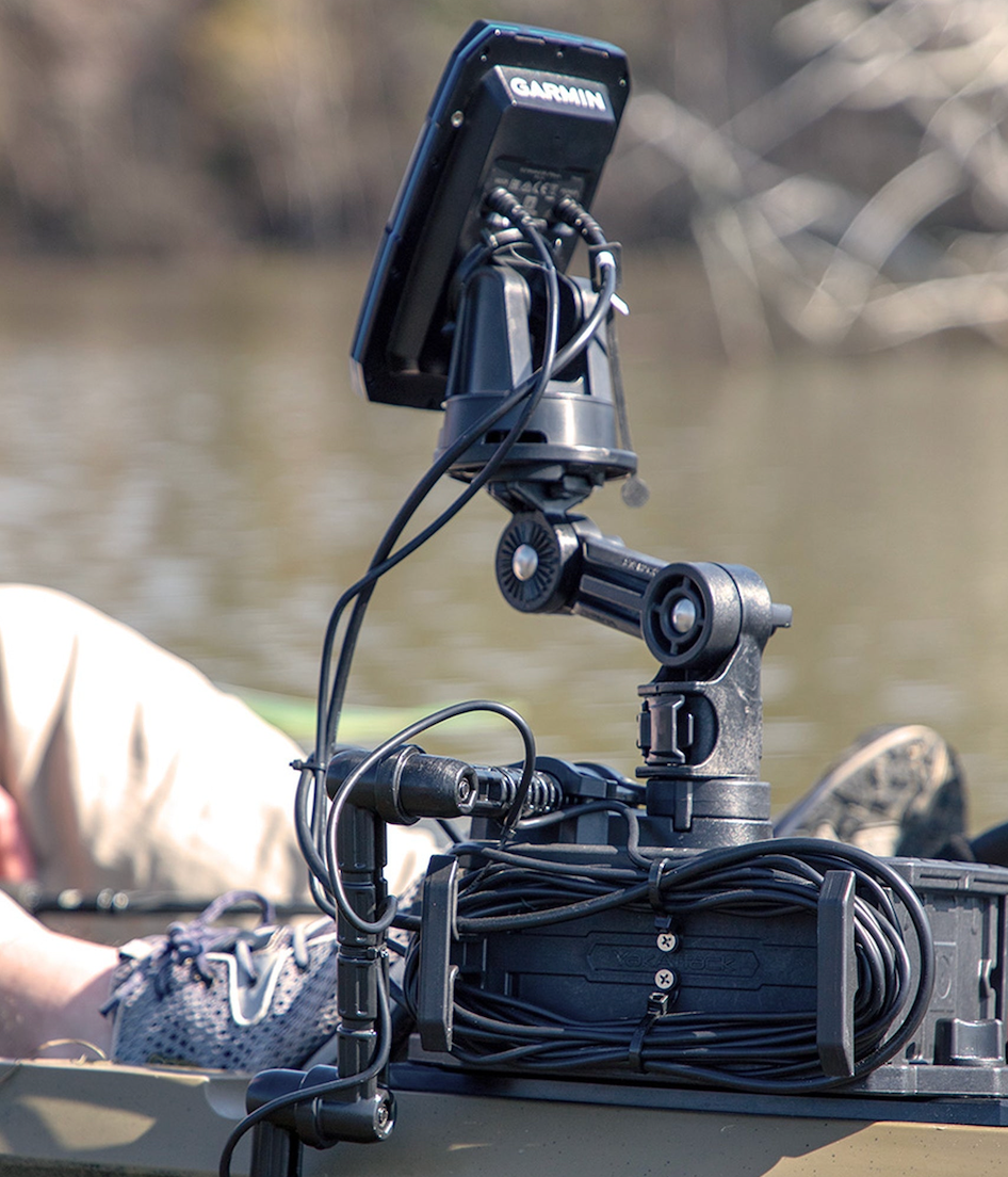 Round Fish Finder Mount with  LockNLoad mounting system  - YakAttack