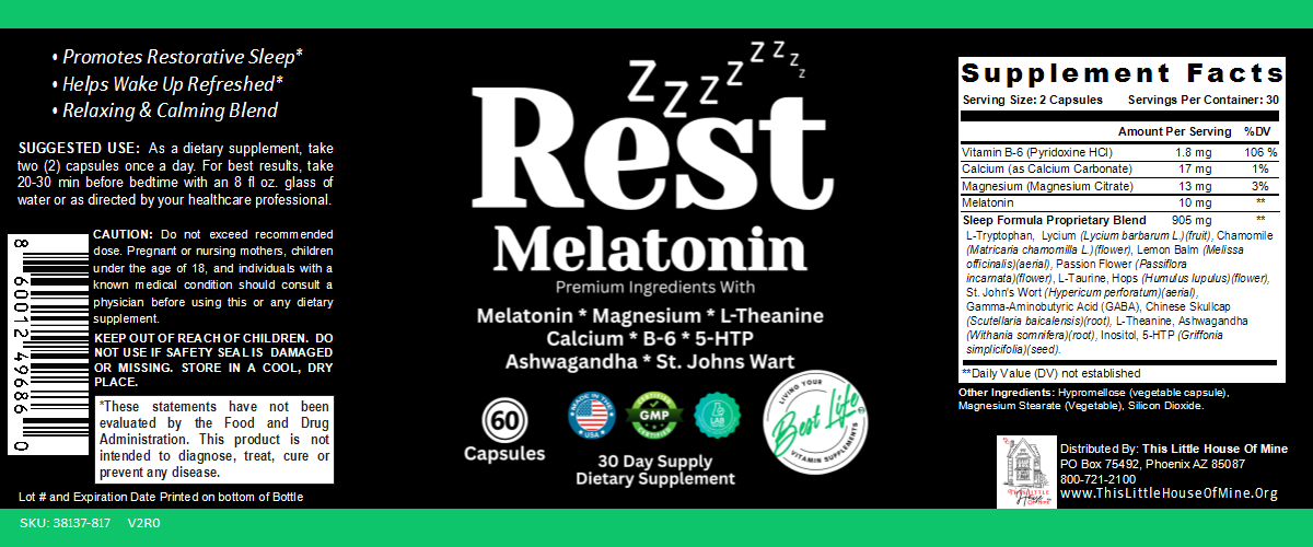 REST Melatonin Sweet Sleep Formula