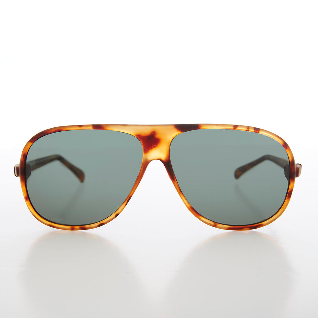 Vintage Pilot Sunglasses with Glass Lens - Tank
