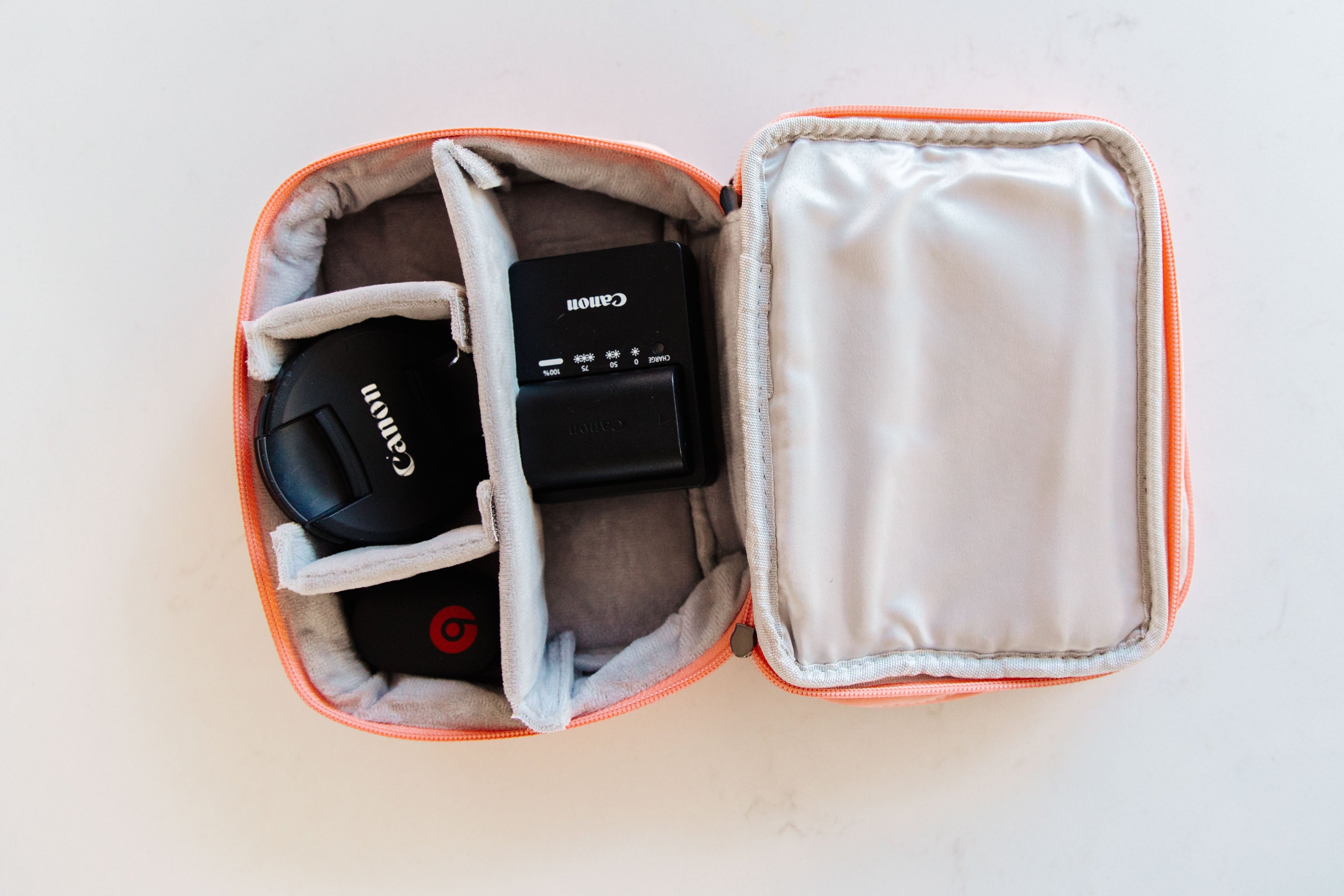 Travel Cord Organizer Case in Pink **FINAL SALE**