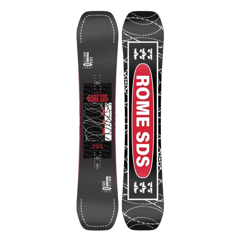 Rome Snowboards Mens Agent Twin Snowboard