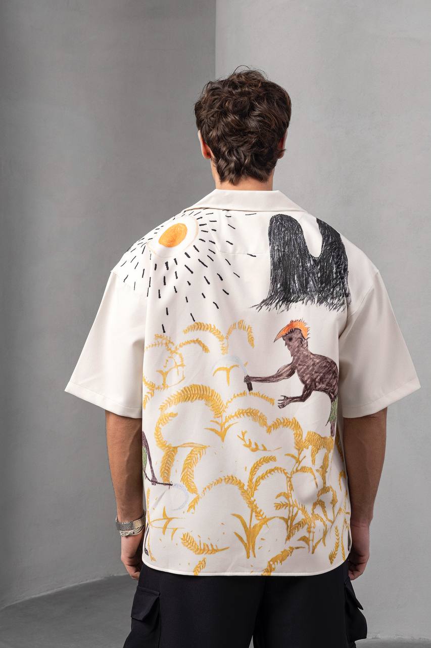 Whimsical Kids Drawing Unisex Shirt – Summer Top