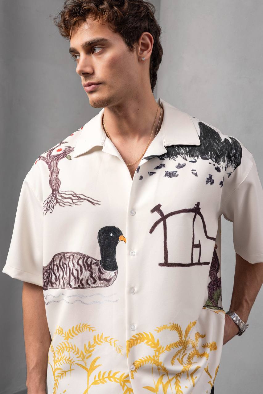 Whimsical Kids Drawing Unisex Shirt – Summer Top