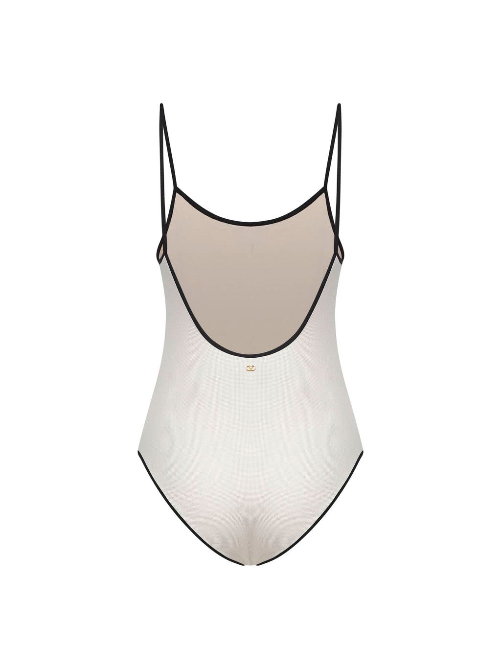 Valentino Women Pink Chez Valentino Print One-Piece Swimsuit