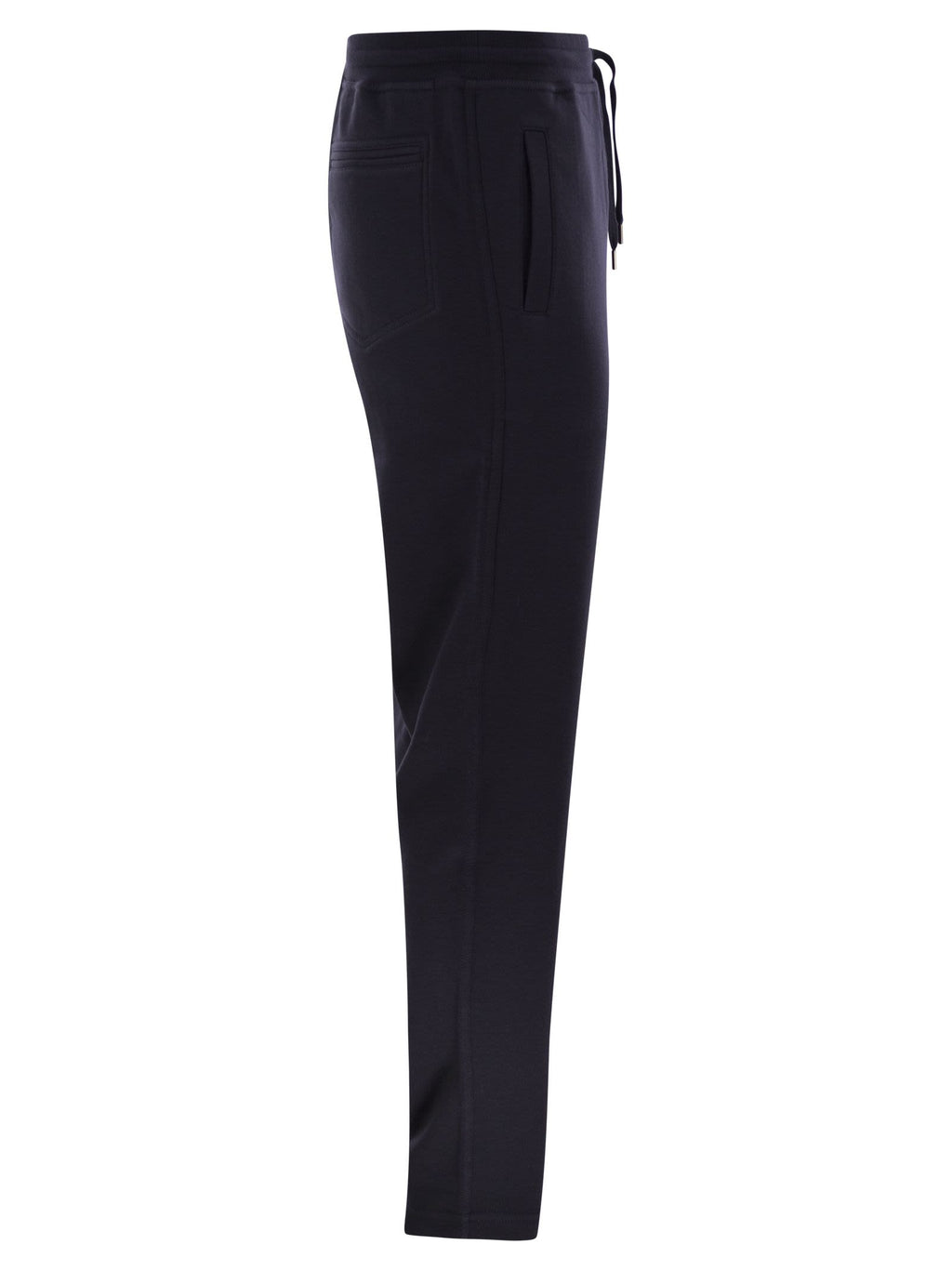 Brunello Cucinelli Men Techno Cotton Fleece Trousers