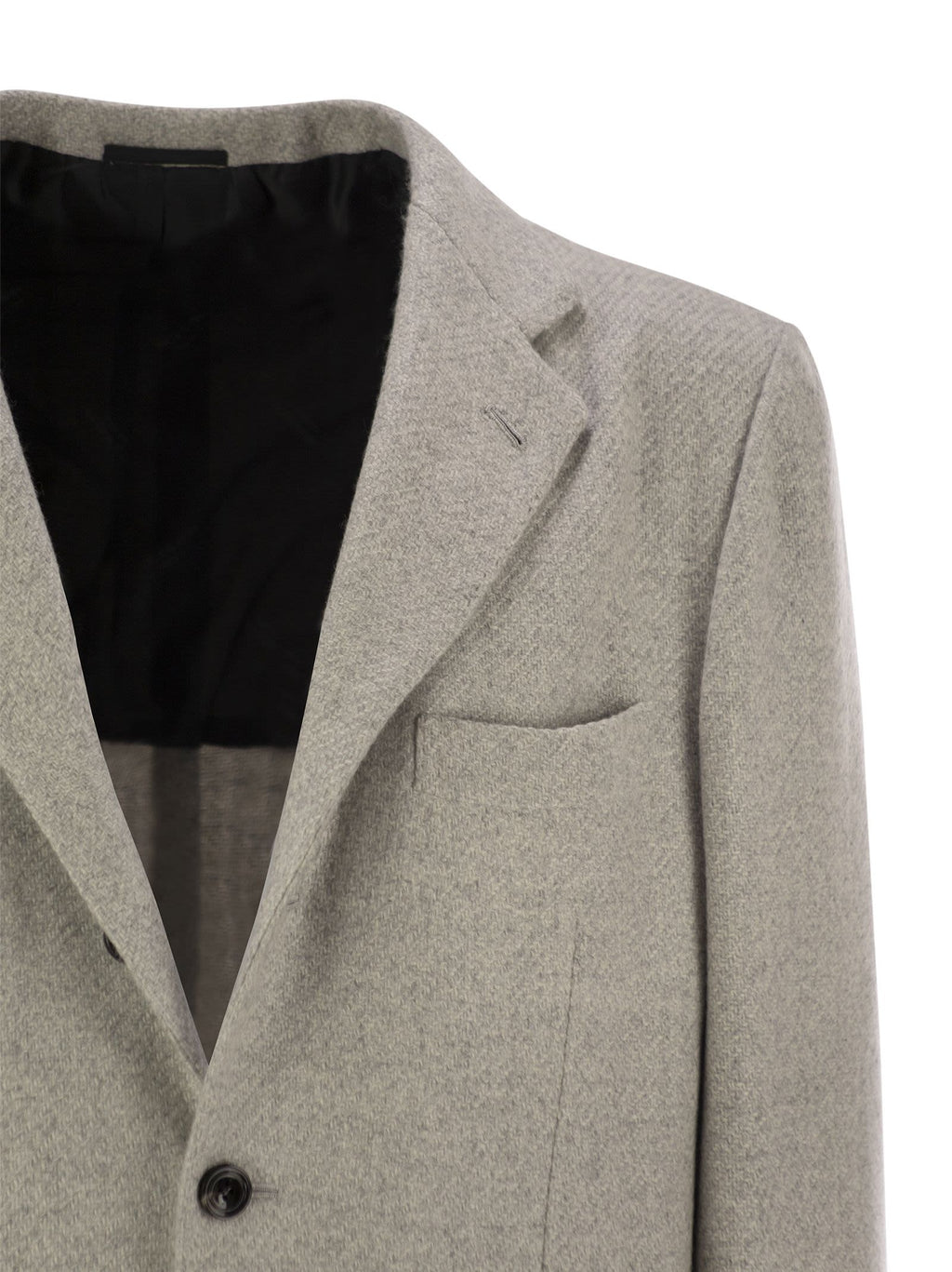 Kiton Men Single-Breasted Cashmere Jacket