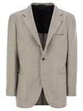 Kiton Men Single-Breasted Cashmere Jacket