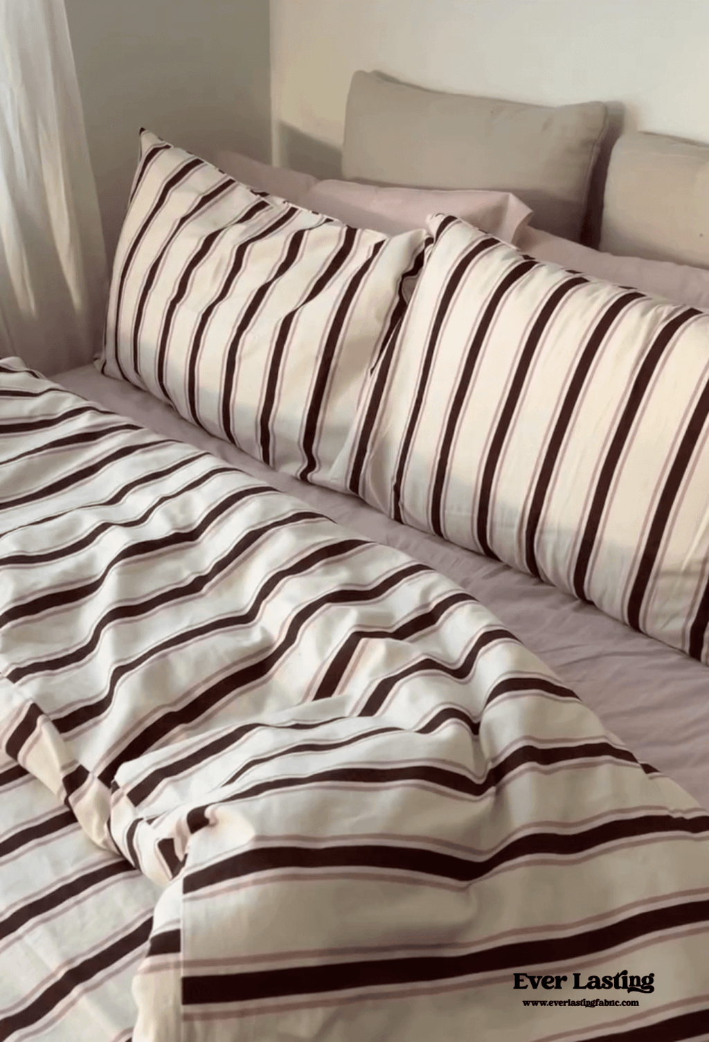 Assorted Washed Cotton Striped Duvet Cover