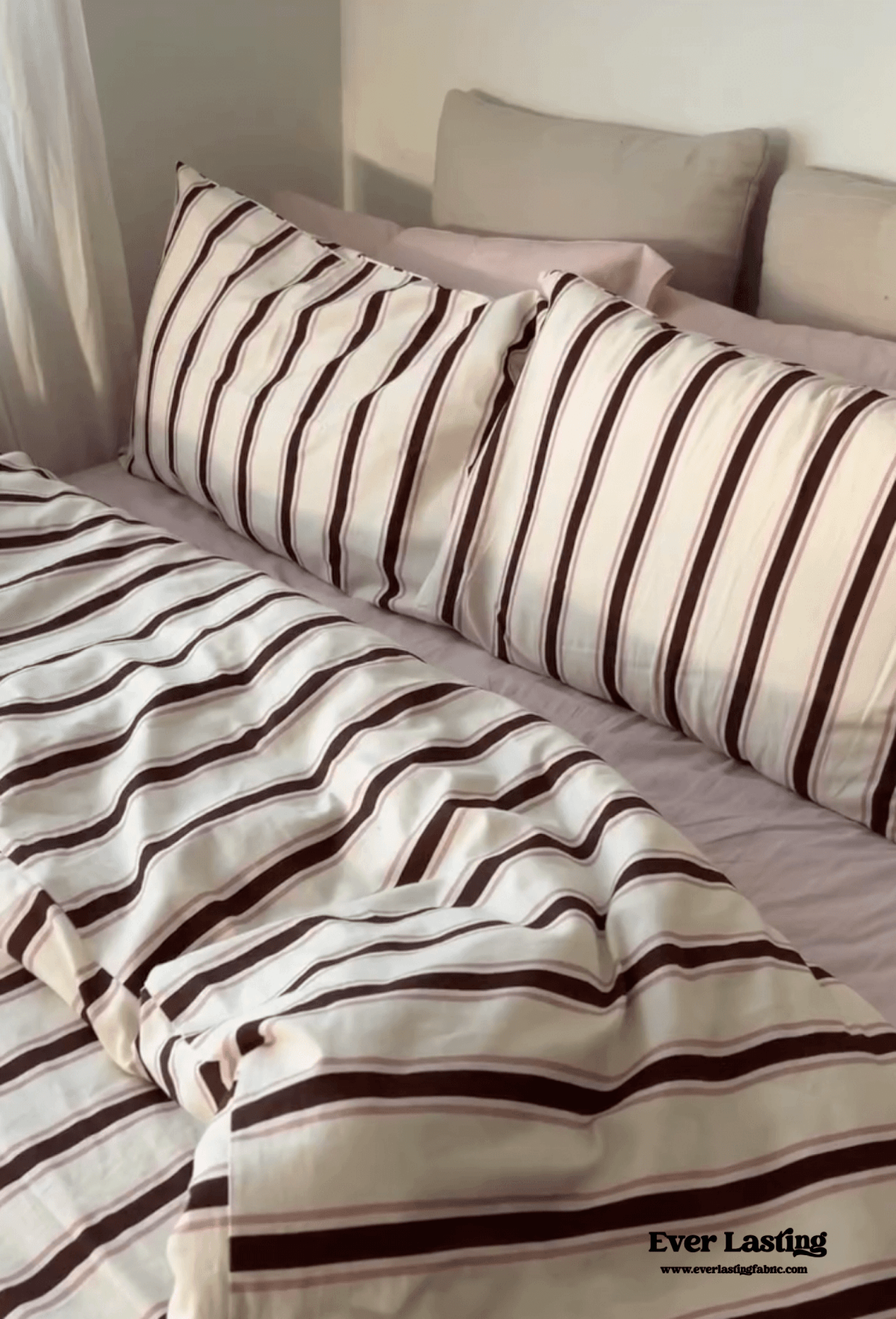 Assorted Washed Cotton Striped Duvet Cover