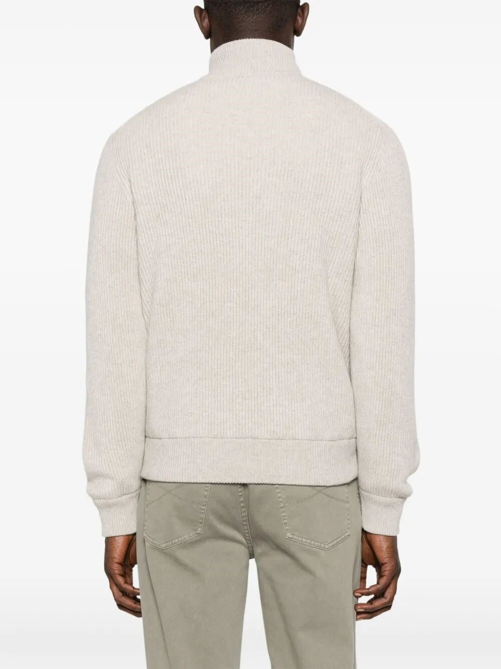 Brunello Cucinelli Men Padded Leather Jacket