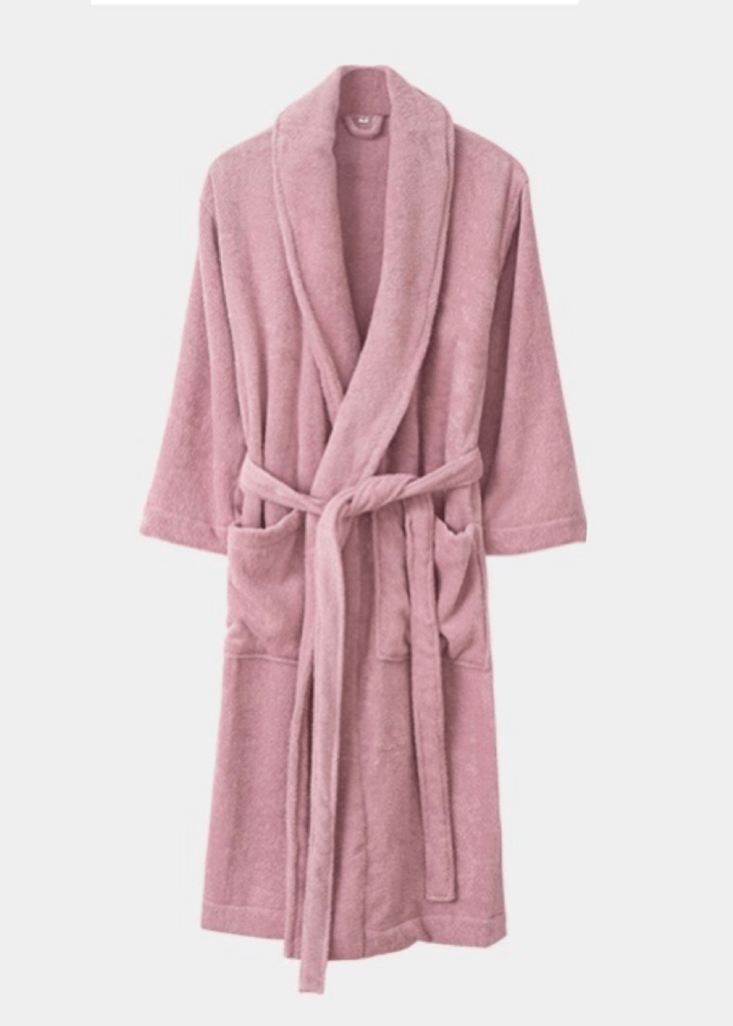 Classic Ultra-Soft Absorbent Cotton Bathrobe / White