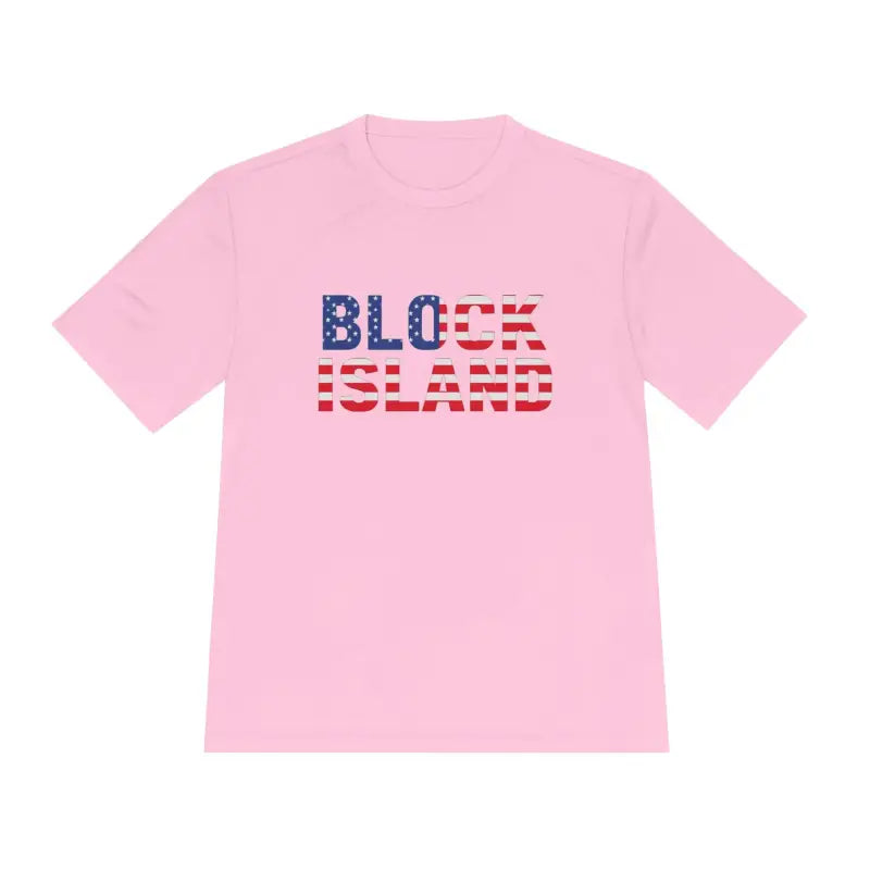 Ocean State Styles Block Island Flag Shirt Moisture Wicking