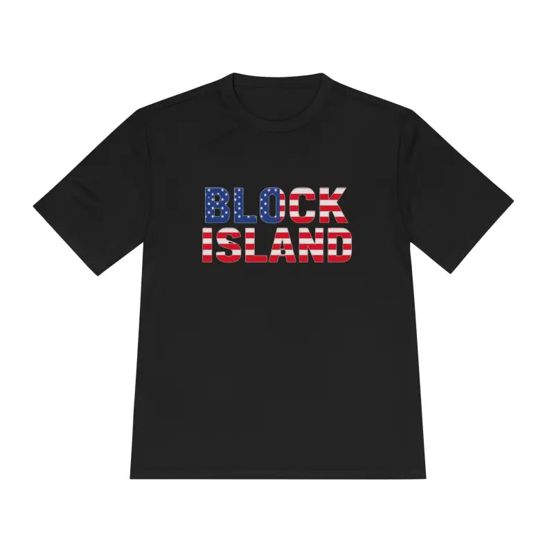 Ocean State Styles Block Island Flag Shirt Moisture Wicking