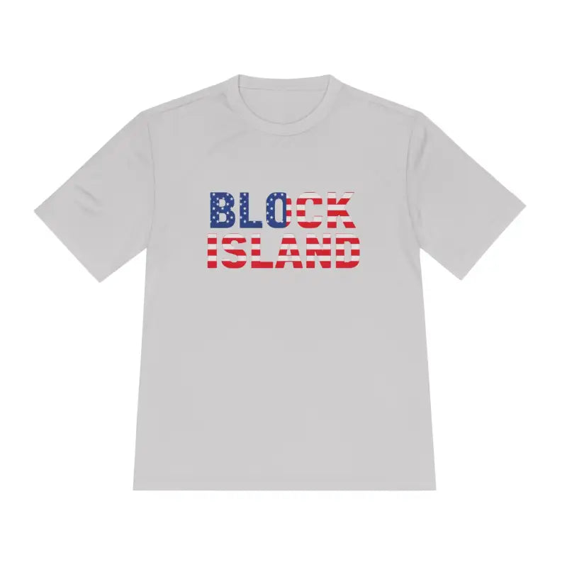 Ocean State Styles Block Island Flag Shirt Moisture Wicking