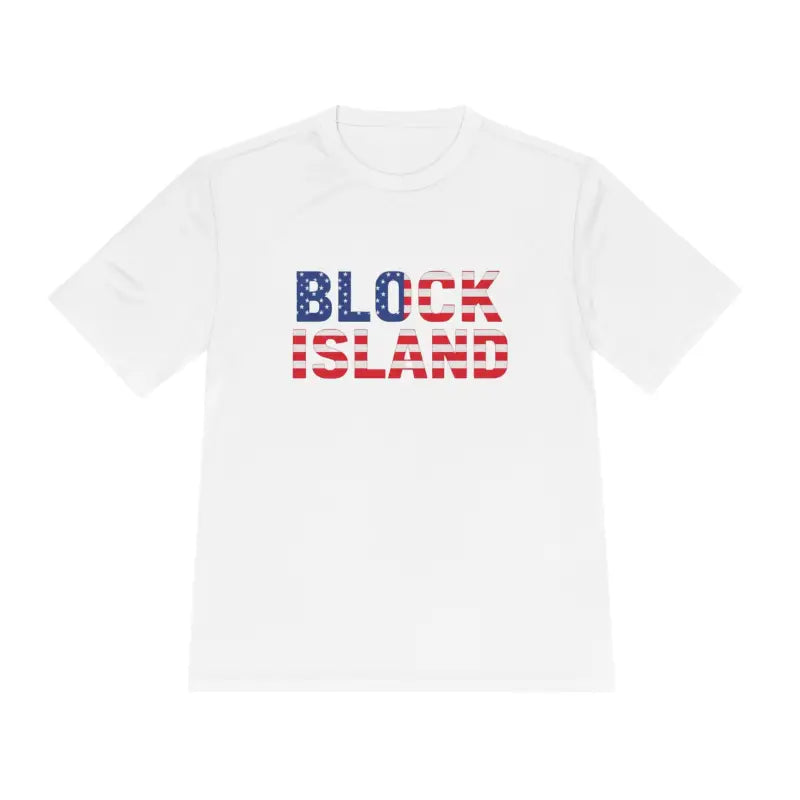 Ocean State Styles Block Island Flag Shirt Moisture Wicking