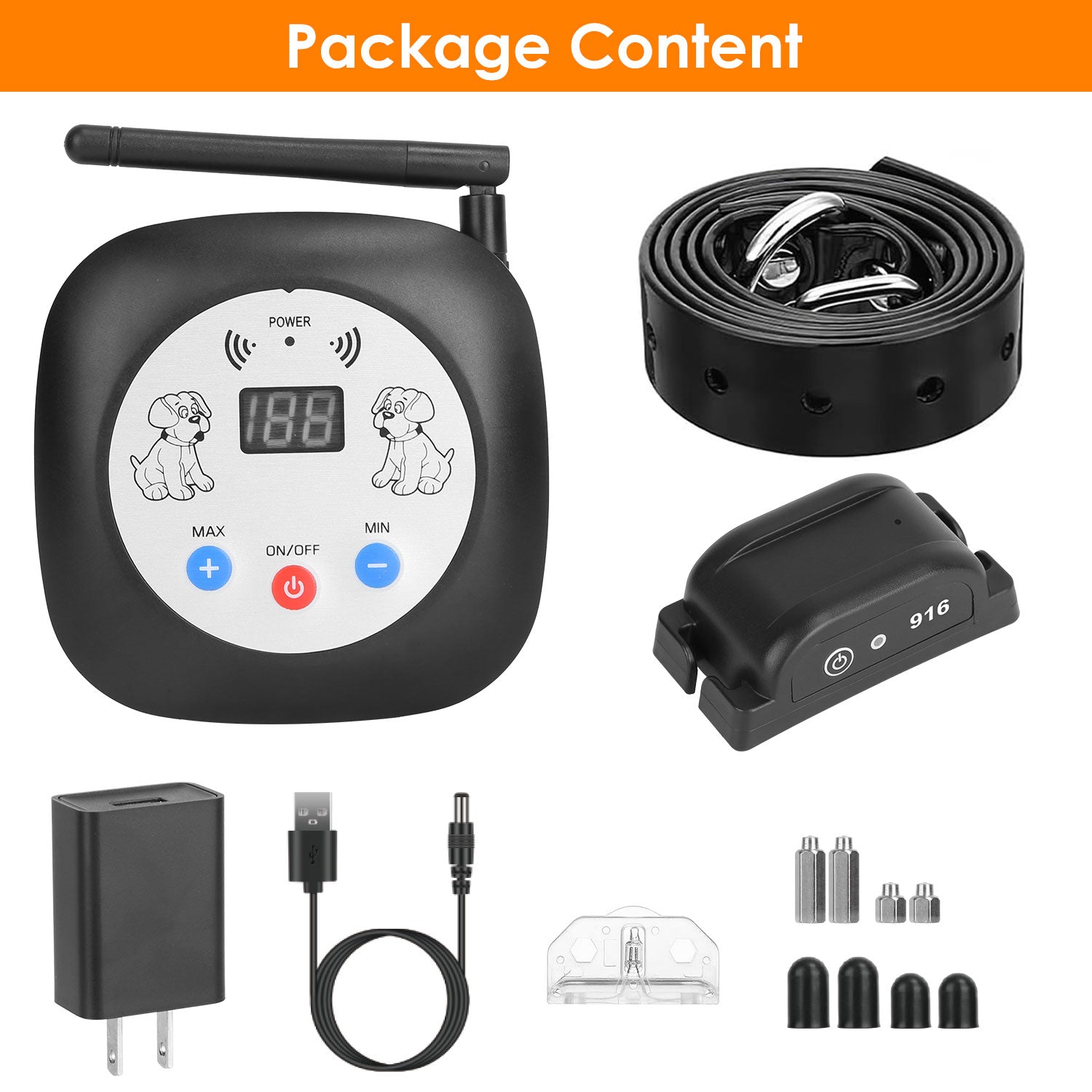 GBruno 328FT Electric Wireless Dog Fence