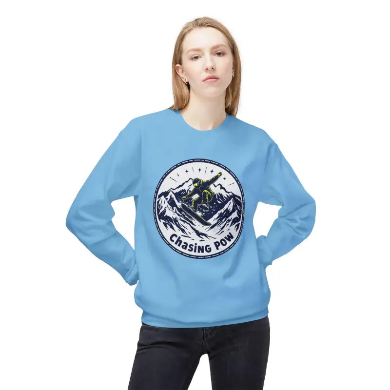 Ocean State Styles Sweatshirt Chasing Pow Snowboarding