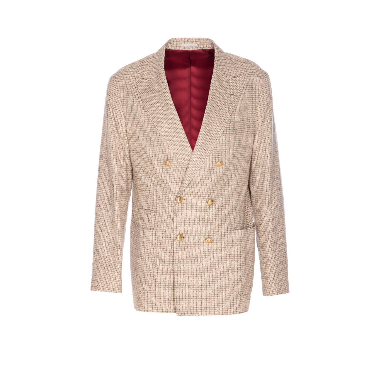 Brunello Cucinelli Men Double-Breasted Blazer