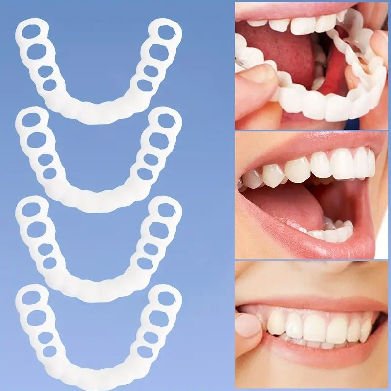 "Invisible Teeth Aligners - Soft Silicone Orthodontic Mouthguards with Storage Case"