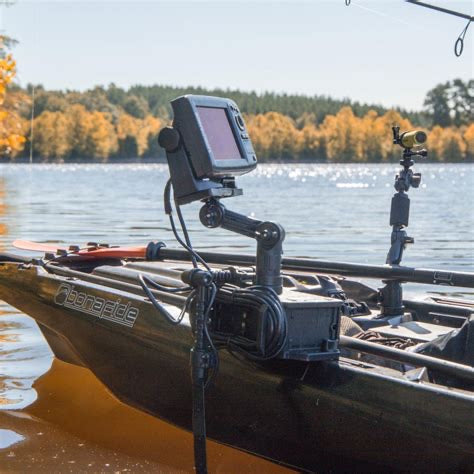 Rectangle Fish Finder Mount  with track Mount - YakAttack