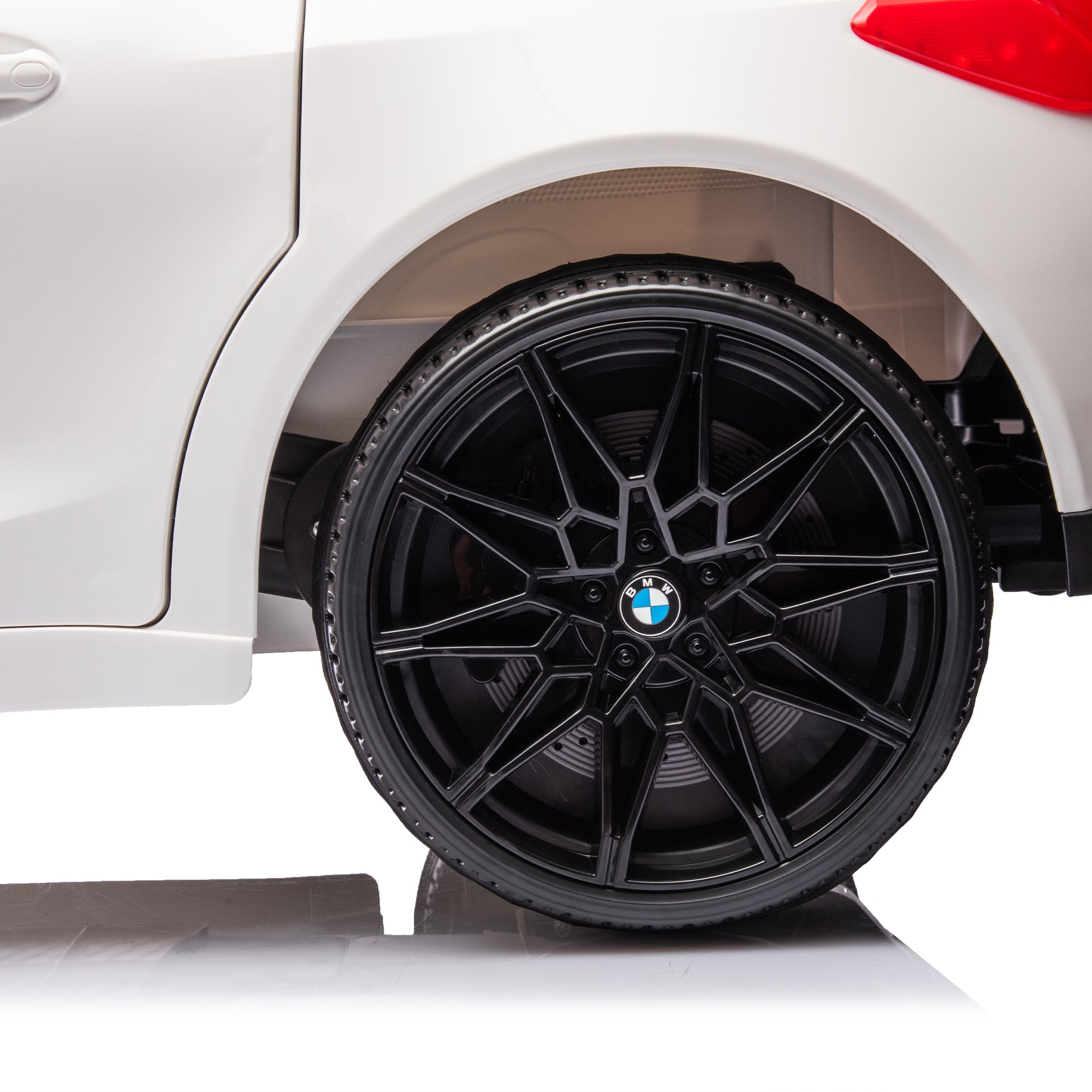 BMW M4 12v Kids ride on toy car 2.4G W/Parents Remote Control,Three speed adjustable,Power display, USB,MP3 ,Bluetooth,LED light,story,A handle with wheels and a pull, easy to carry