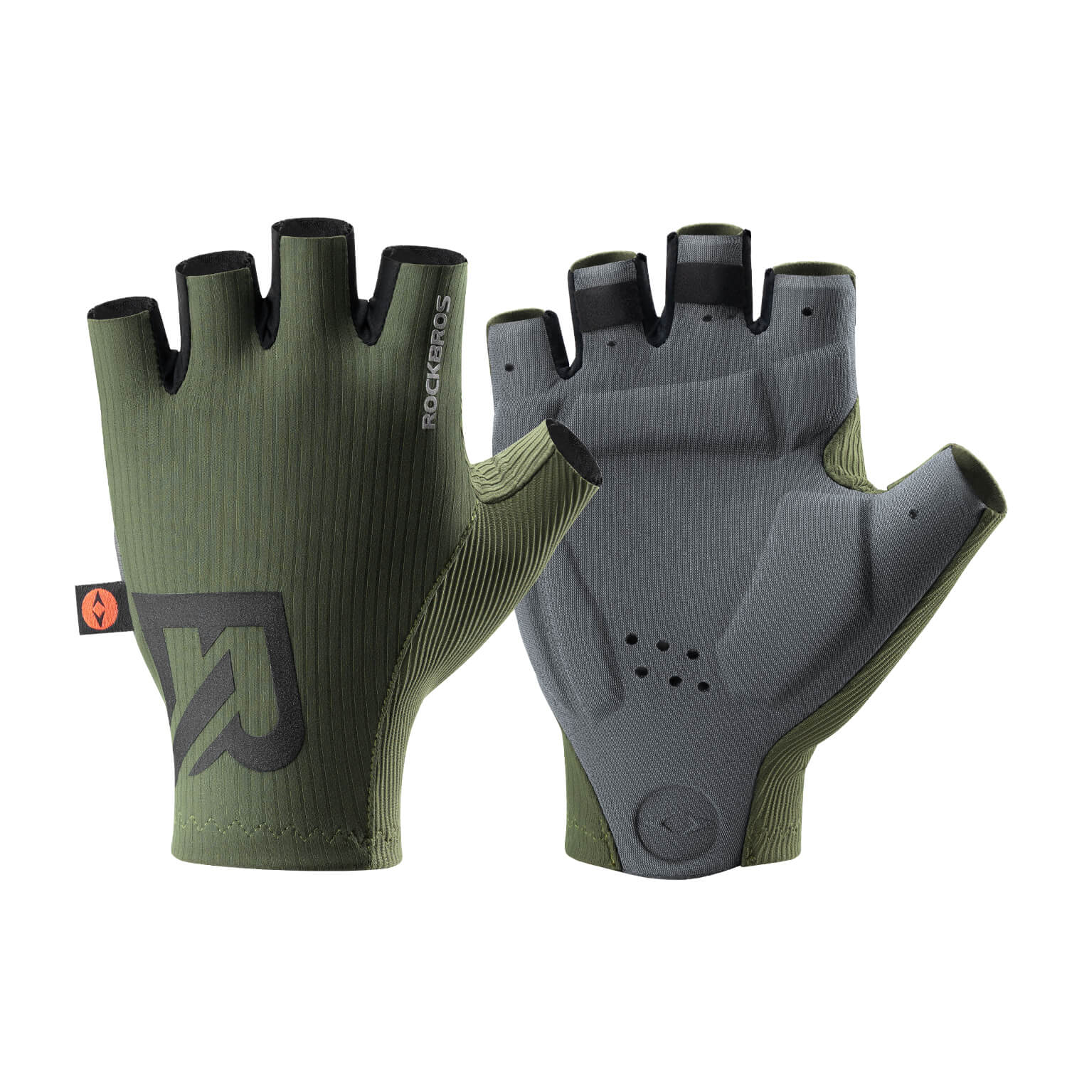 Elastic Interface® Half-Finger Cycling Gloves with Padded Palm