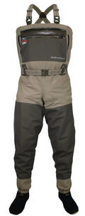 Paramount Outdoors Slate Breathable Stockingfoot Full Wrap 6-Ply Fishing Chest Wader (Large)