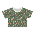 Ocean State Styles Crop Top Floral Print QuickDry Polyester
